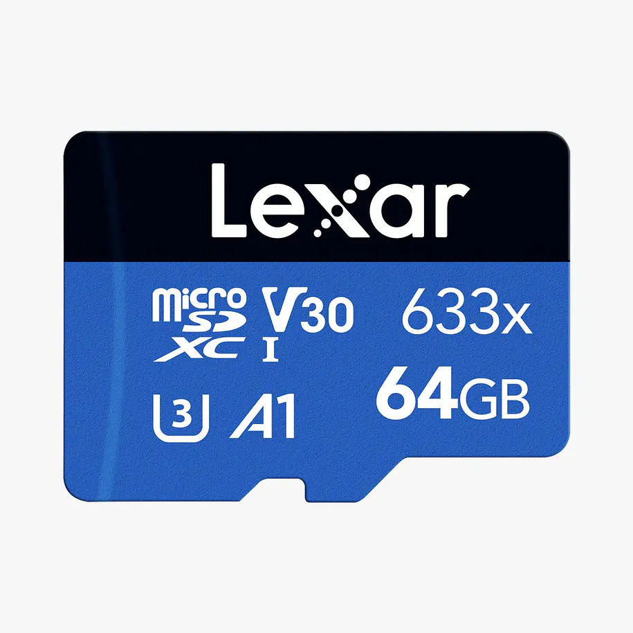 Lexar 64GB microSDXC 64 GB UHS-I (Speed Class 3 / Video Speed Class 30) 1