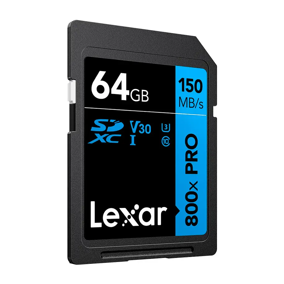 Lexar Tarjeta de Memoria SD Lexar 64GB 800x PRO UHS-I SDXC 2