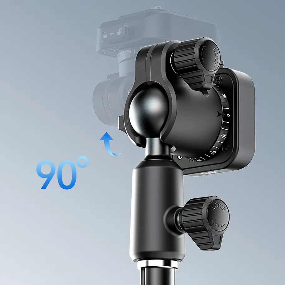 Ulanzi TH02 Cabezal de Bola Para Pie de Iluminación 360 Grados 2