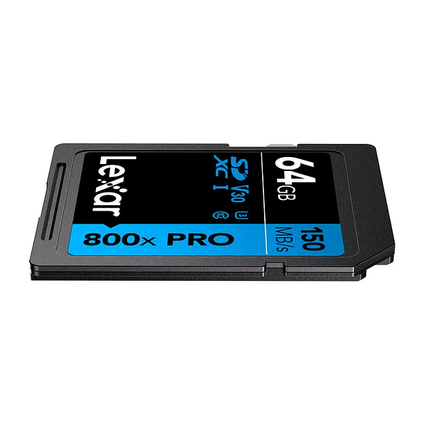 Lexar Tarjeta de Memoria SD Lexar 64GB 800x PRO UHS-I SDXC 3