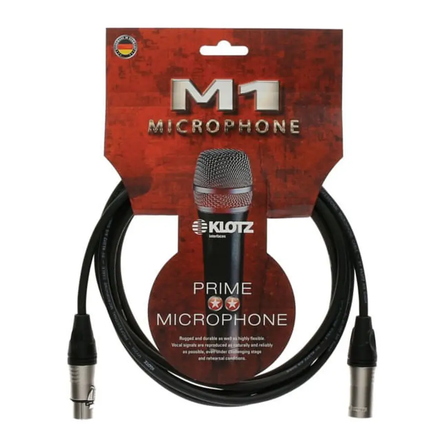 Klotz M1k1fm0500 Bk Cable Microfono 5m Klotz 1