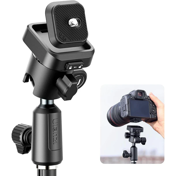 Ulanzi TH02 Cabezal de Bola Para Pie de Iluminación 360 Grados 4