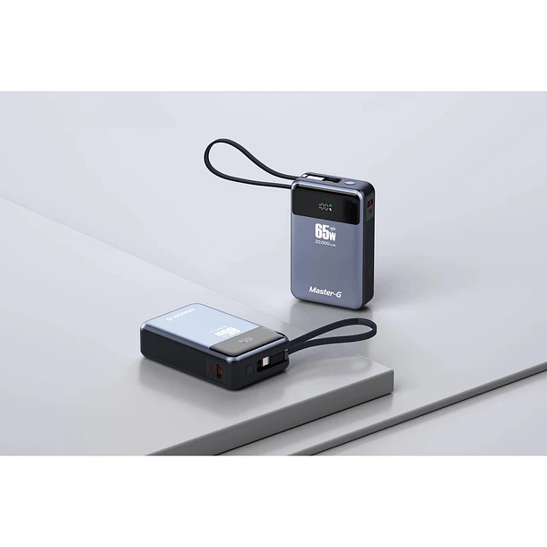 Master-G Batería Externa Power Bank Notebook 20000 Mah 65W UCP20PD65D 3