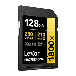 Lexar Tarjeta de Memoria SD Lexar 128GB Gold UHS-II SDXC