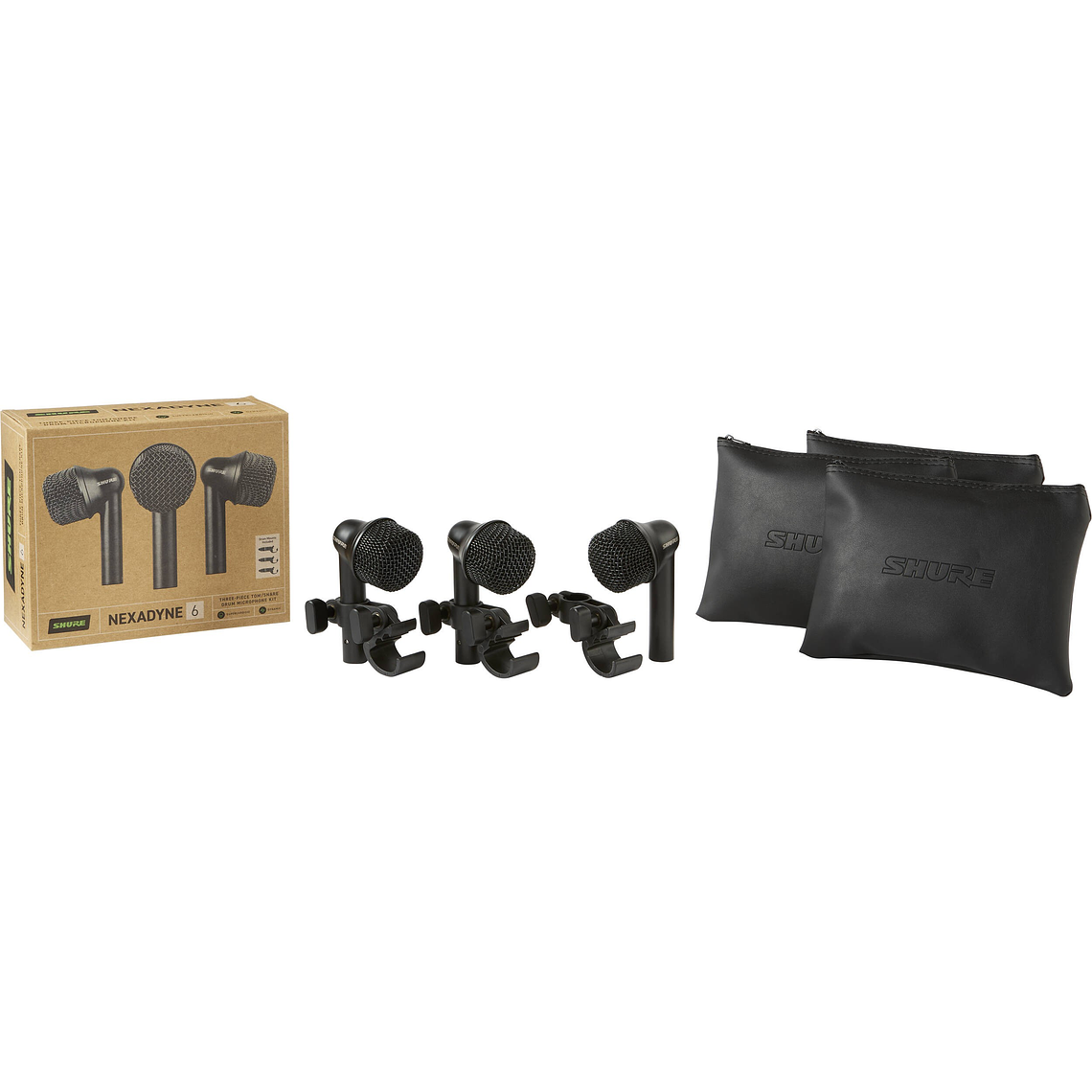 Shure Set 3 Microfonos Para Toms Y Cajas 7