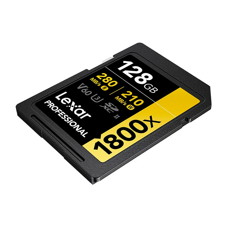 Lexar Tarjeta de Memoria SD Lexar 128GB Gold UHS-II SDXC 3