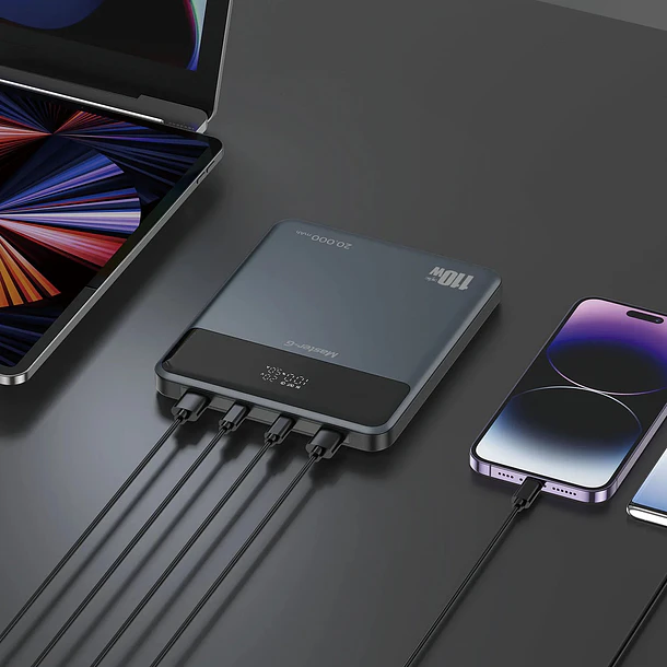 Master-G Cargador Slim Portátil Notebook 20000Mah 110W PD UCP20PD110SLIM 2