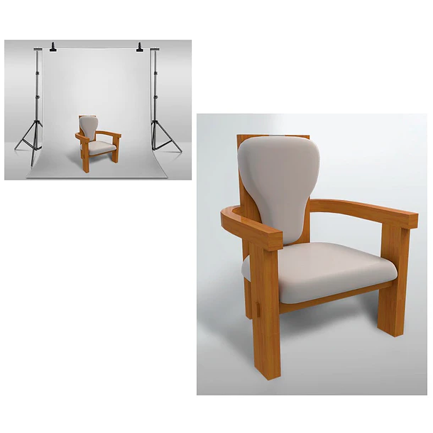 Giraffa Soporte de Fondos Small 2m Alto y 2m de Ancho 6