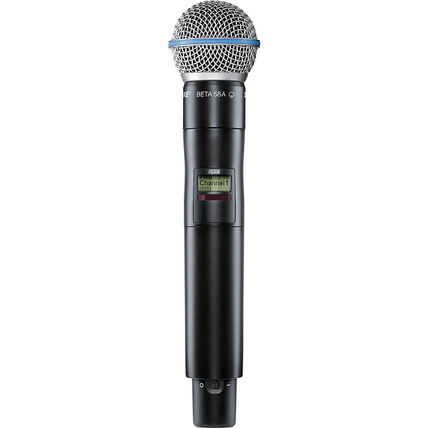 Shure Mic De Mano Inalam Digital Con Cambio Auto De Frecuencia Con Capsula Beta 58a En Banda G57 1