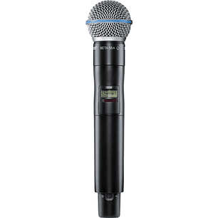 Shure Mic De Mano Inalam Digital Con Cambio Auto De Frecuencia Con Capsula Beta 58a En Banda G57