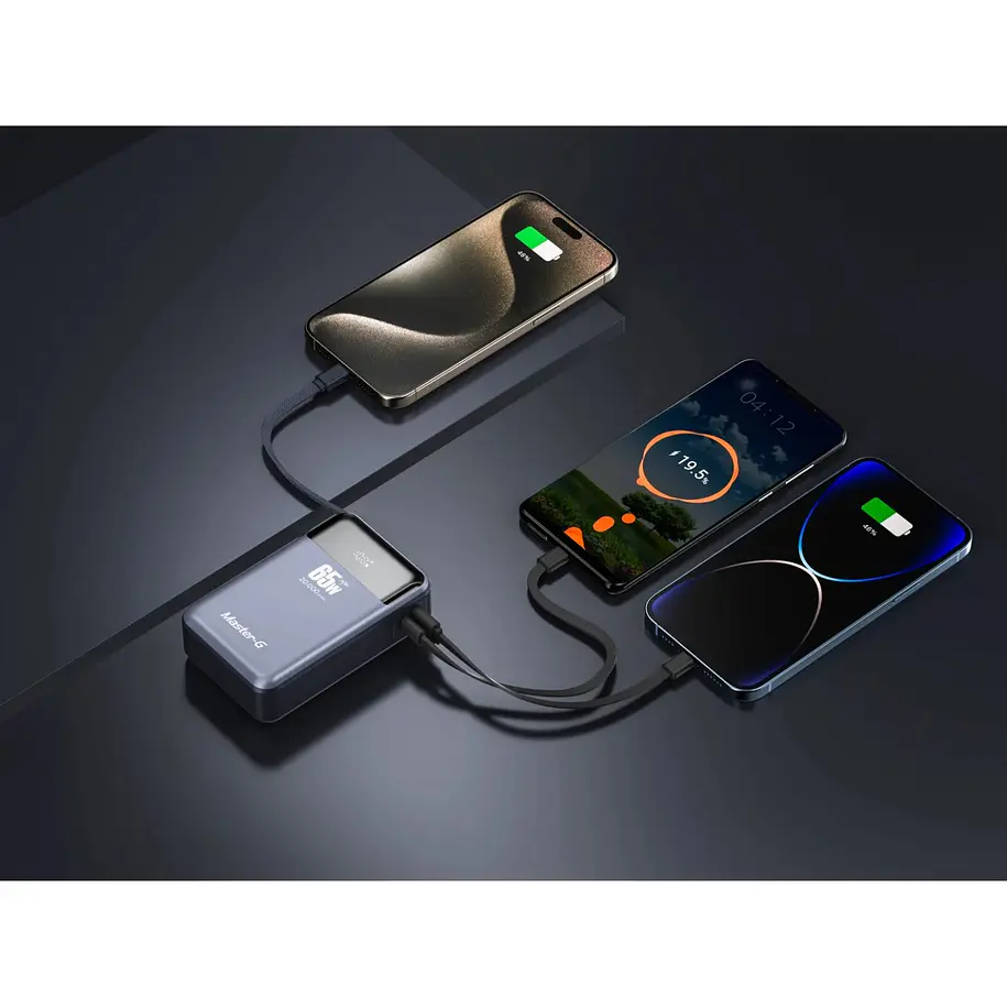 Master-G Batería Externa Power Bank Notebook 20000 Mah 65W UCP20PD65D 7