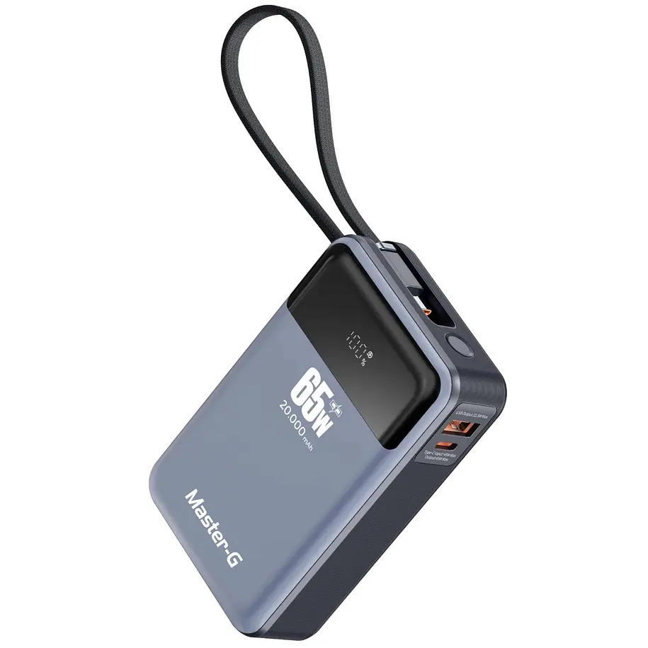 Master-G Batería Externa Power Bank Notebook 20000 Mah 65W UCP20PD65D 1