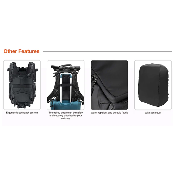 E-Image Explore 20 – Mochila Fotográfica Profesional Expandible 3