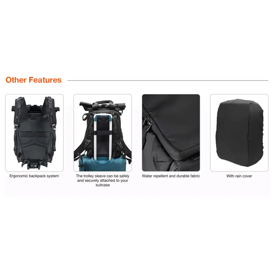 E-Image Explore 20 – Mochila Fotográfica Profesional Expandible 3