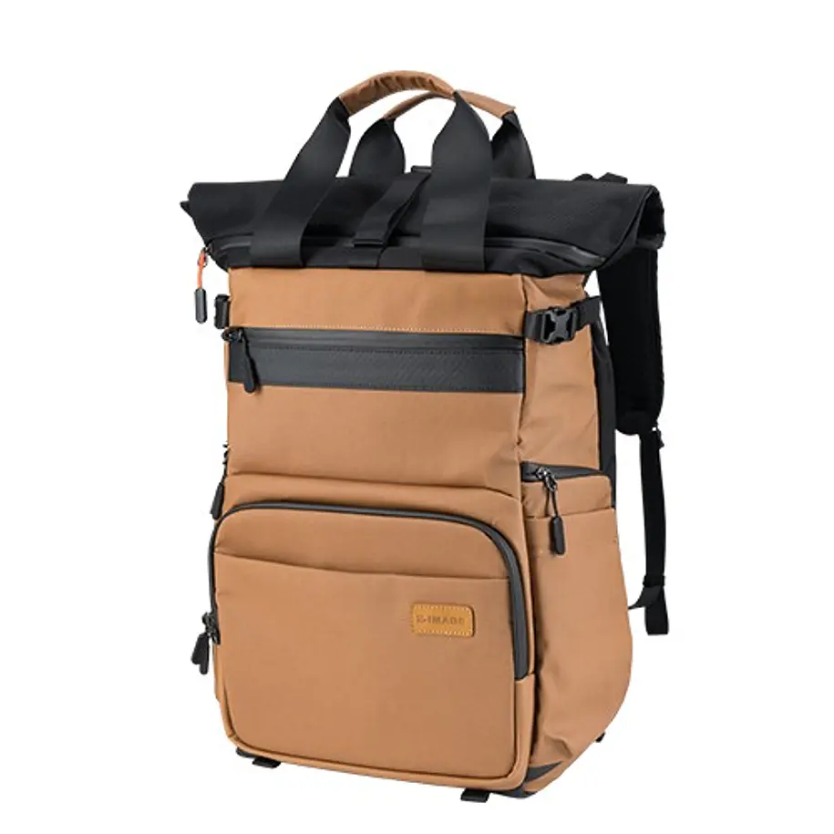 E-Image Explore 20Y – Mochila Fotográfica Profesional Expandible (Color Café) 1