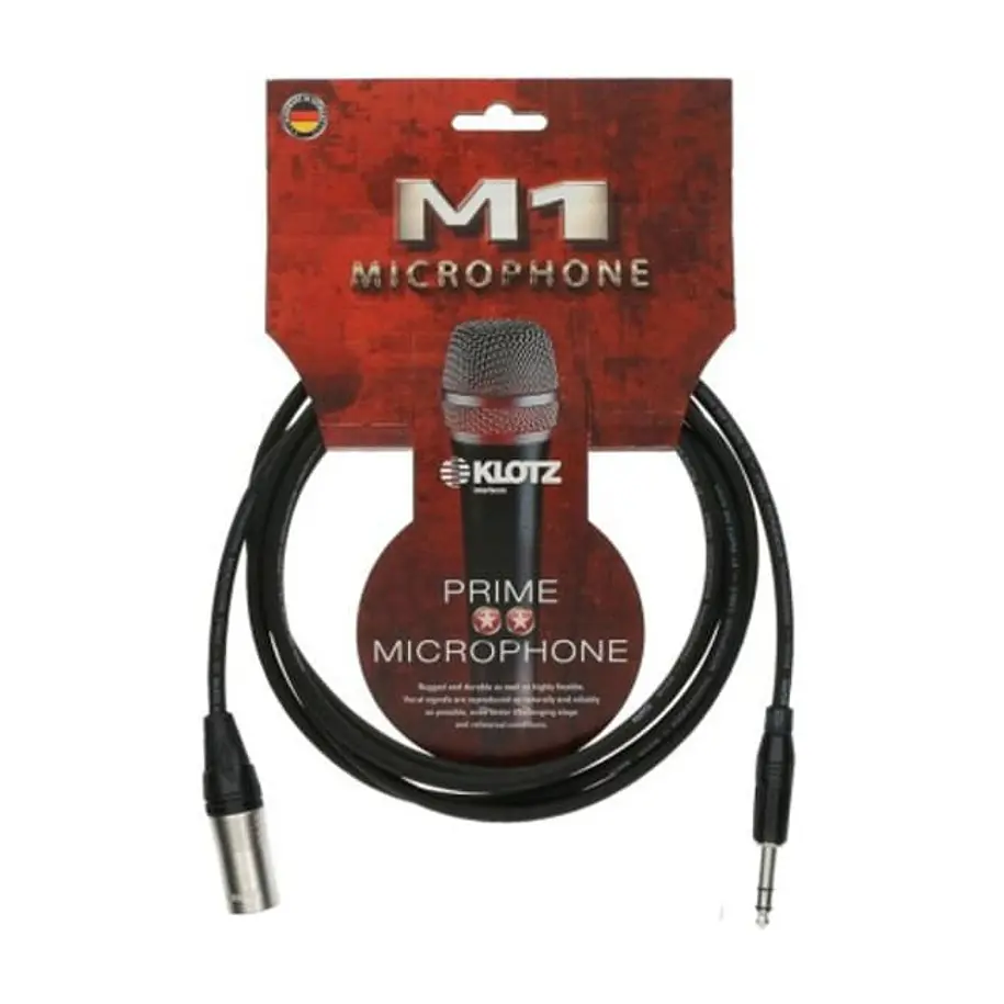 Klotz M1ms1k0300 Bk Cable Microfono 3m Klotz 1