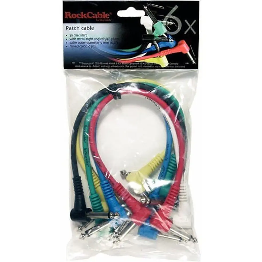 Rockcable Rcl30031d5 Bk Pack Cable Instrumento Rockcable 1
