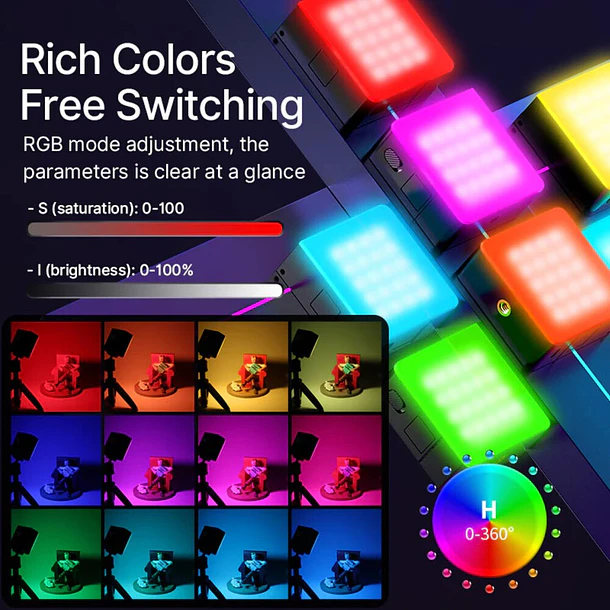 Ulanzi VL49 RGB PRO Luz Led Multicolor 4