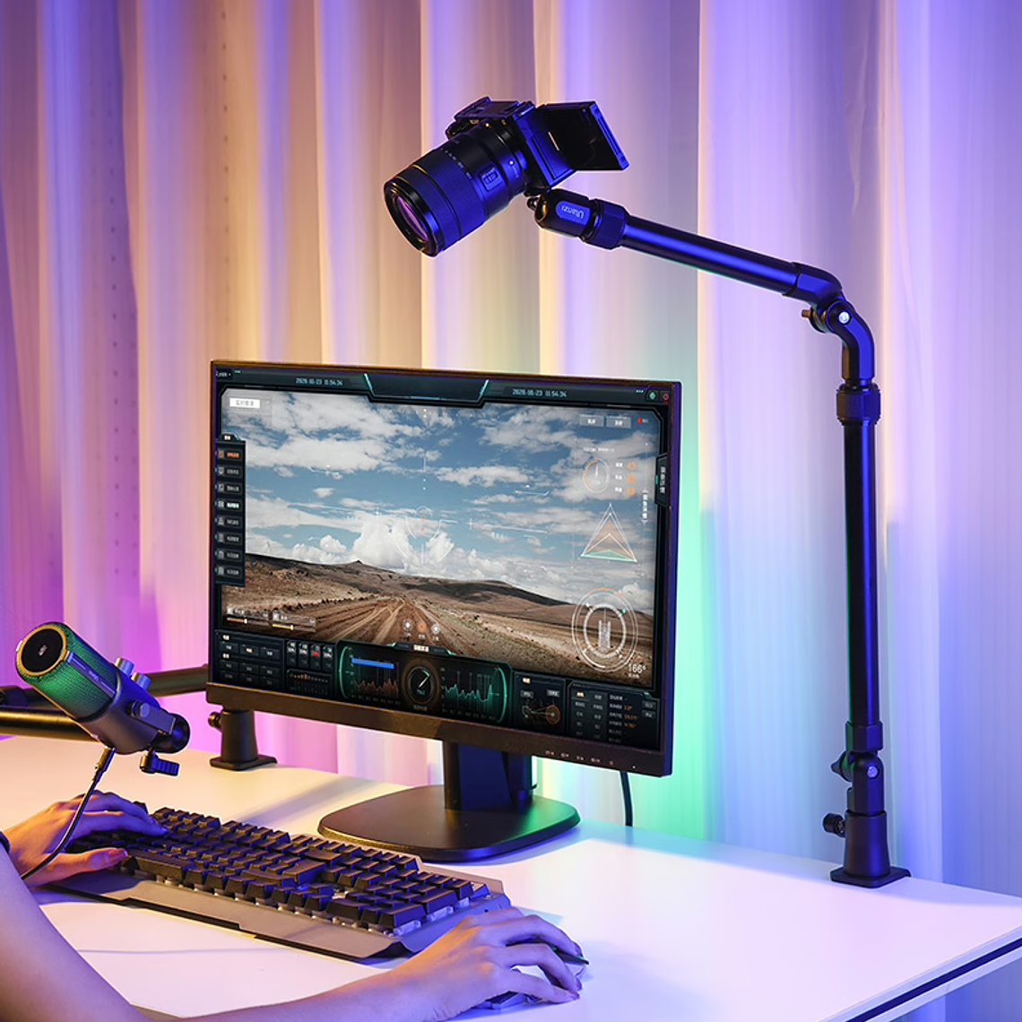 Ulanzi ZJ02 Soporte de Escritorio con Brazo Ajustable 5