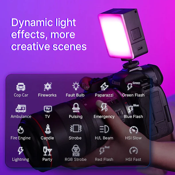 Ulanzi VL49 RGB PRO Luz Led Multicolor 7