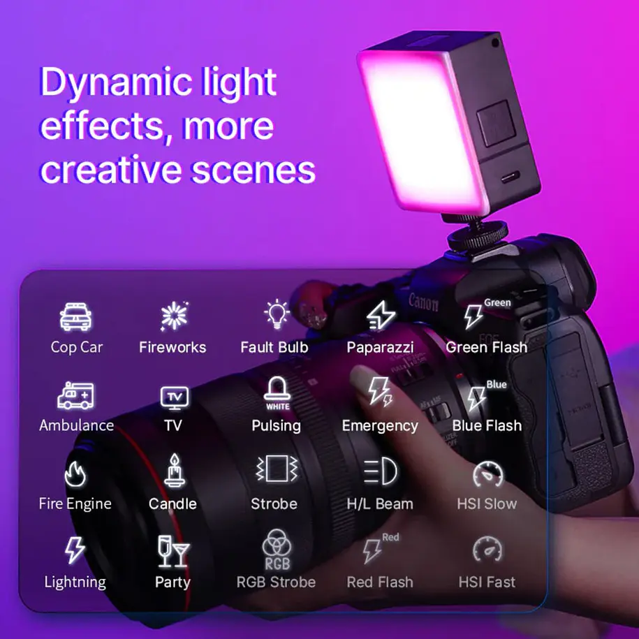 Ulanzi VL49 RGB PRO Luz Led Multicolor 7