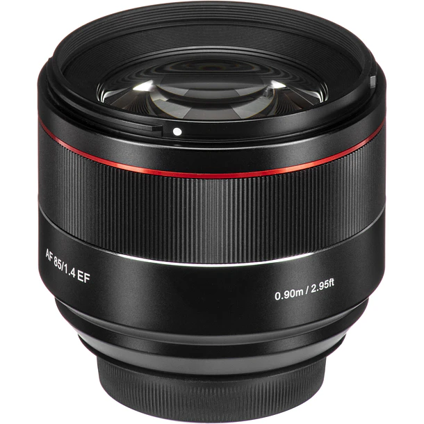 Samyang AF 85mm F1.4 EF Lente Autofoco Full-Frame Para Canon EF 4