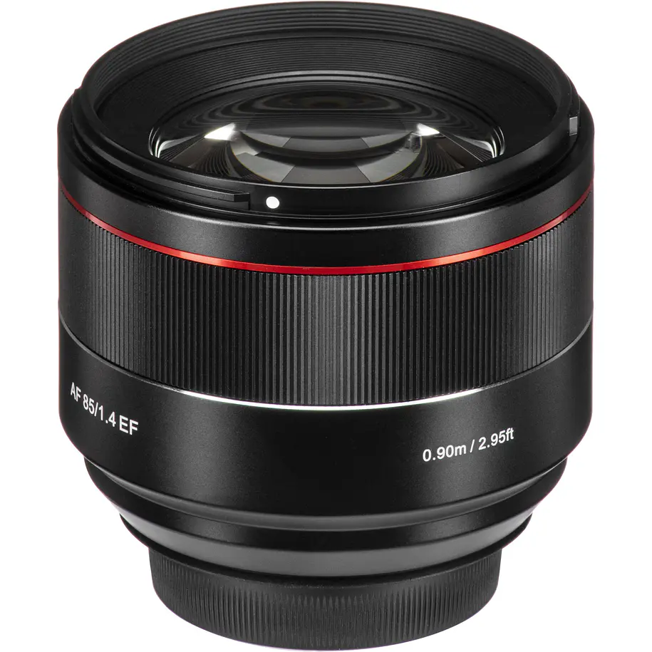Samyang AF 85mm F1.4 EF Lente Autofoco Full-Frame Para Canon EF 4