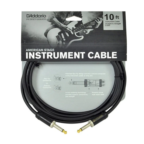 Daddario Pwamsg10 Cable Instrumento 3mts Daddario 1