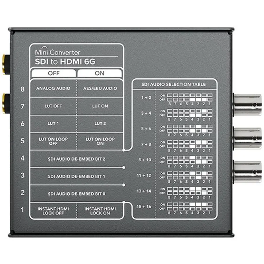 Blackmagic  Mini Conversor De Sdi A Hdmi 6g 2