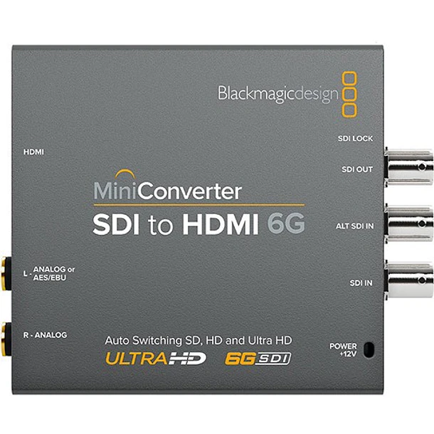 Blackmagic  Mini Conversor De Sdi A Hdmi 6g 3