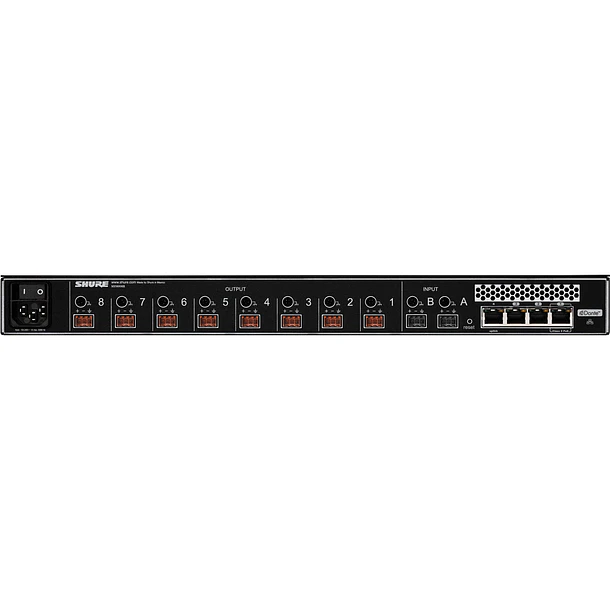 Shure Interfaz De Audio De Ocho Canales Para Trabajar En Red  Ch 2