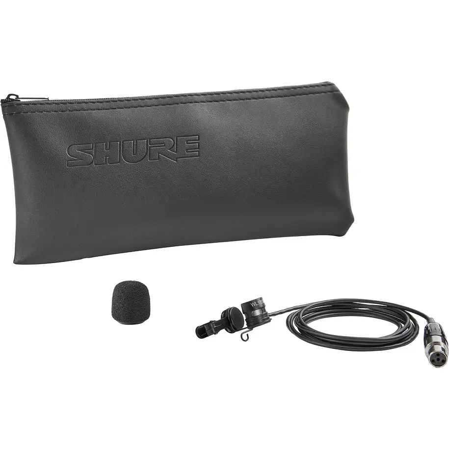 Shure Microfono Lavalier, Cardioide, Negro 3