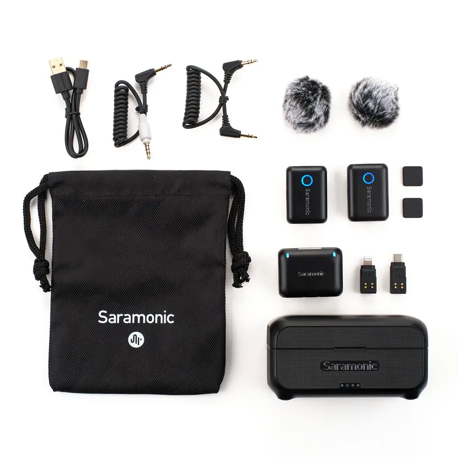 Saramonic Sistema de micrófono inalámbrico digital Blink 500 B2+ Micro para dos personas 2