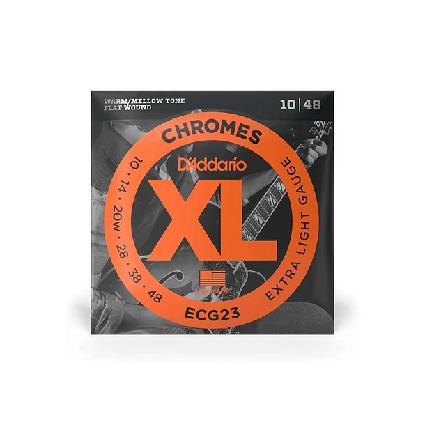 Daddario Ecg23 Cuerdas Guitarra Electrica Chromes Extra Light 10-48 Daddario 1