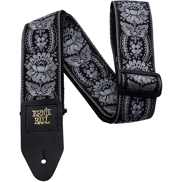 Ernie Ball P04150 Silver Orleans Jacquard Correa Guitarra Ernie Ball 1
