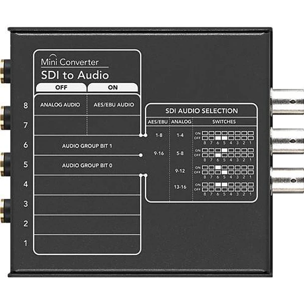 Blackmagic  Mini Conversor De Sdi A Audio 3