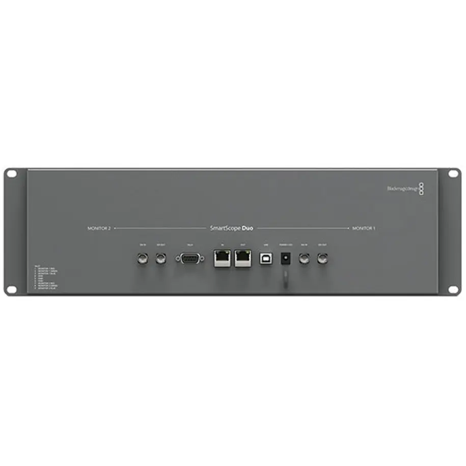 Blackmagic  Smartscope Duo 4k G2 - Sistema Rackeable Dual Para Supervision De Señales De Video 3