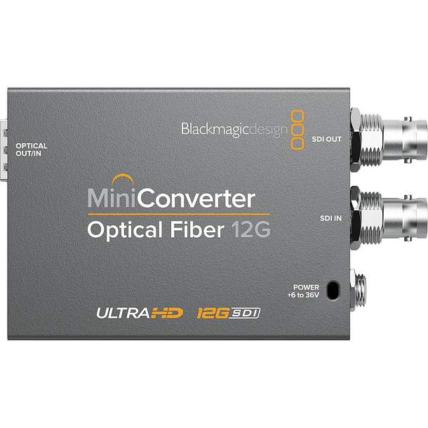 Blackmagic  Mini Conversor De Sdi A Fibra Optica 12g 1
