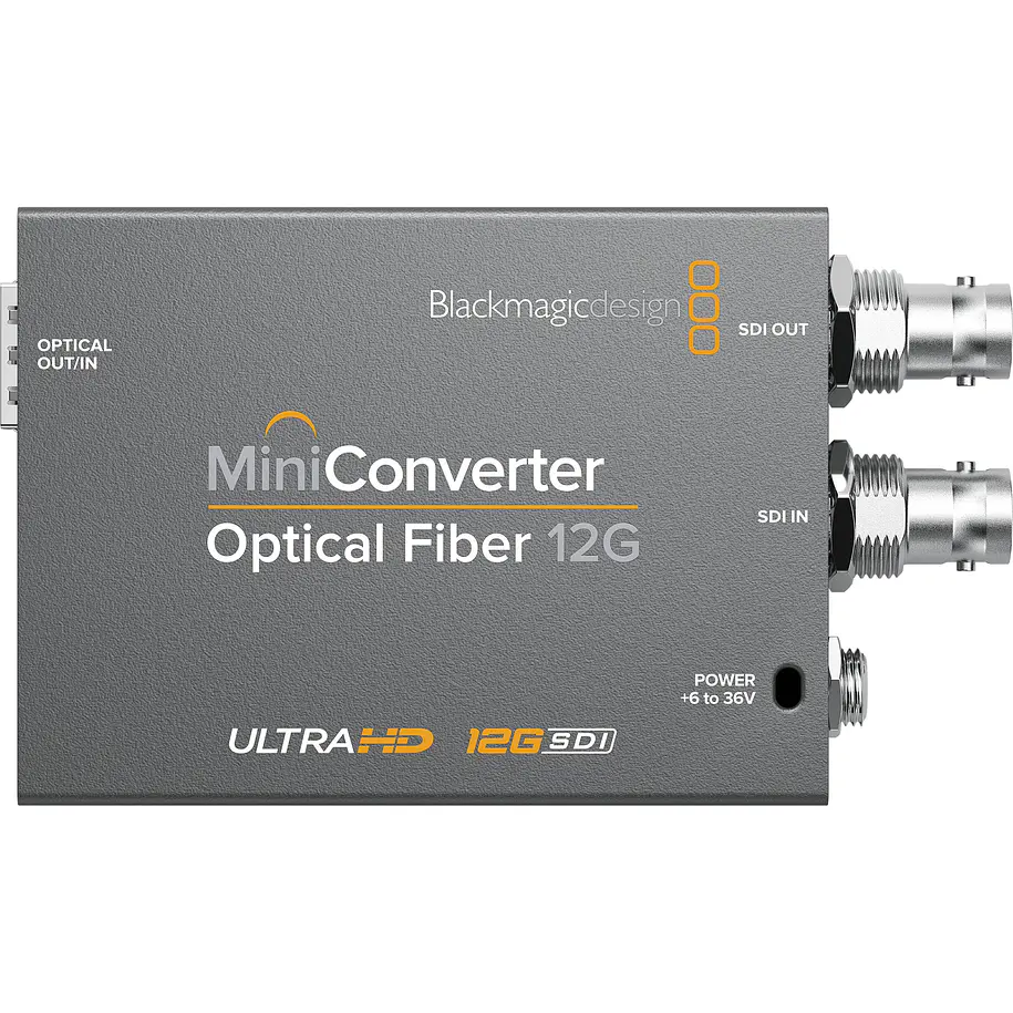 Blackmagic  Mini Conversor De Sdi A Fibra Optica 12g 1