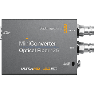 Blackmagic  Mini Conversor De Sdi A Fibra Optica 12g
