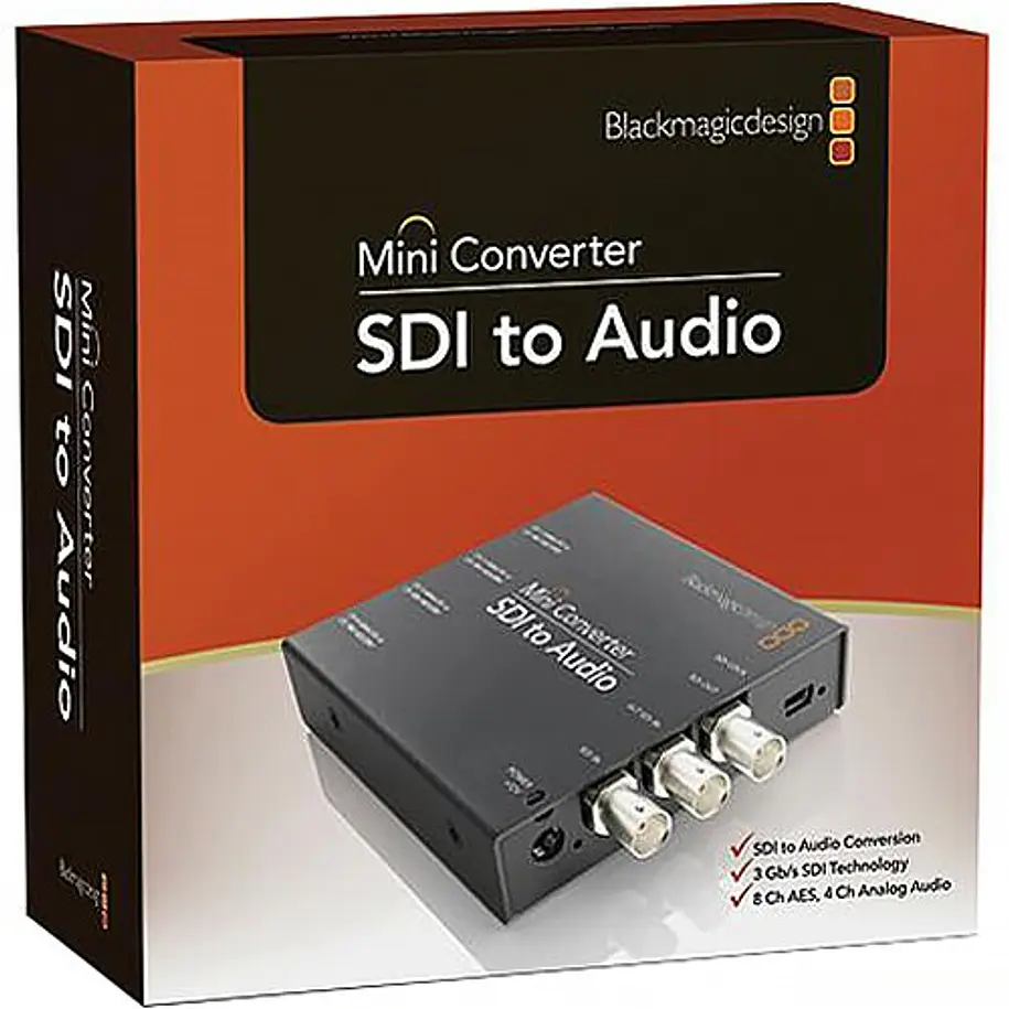Blackmagic  Mini Conversor De Sdi A Audio 4