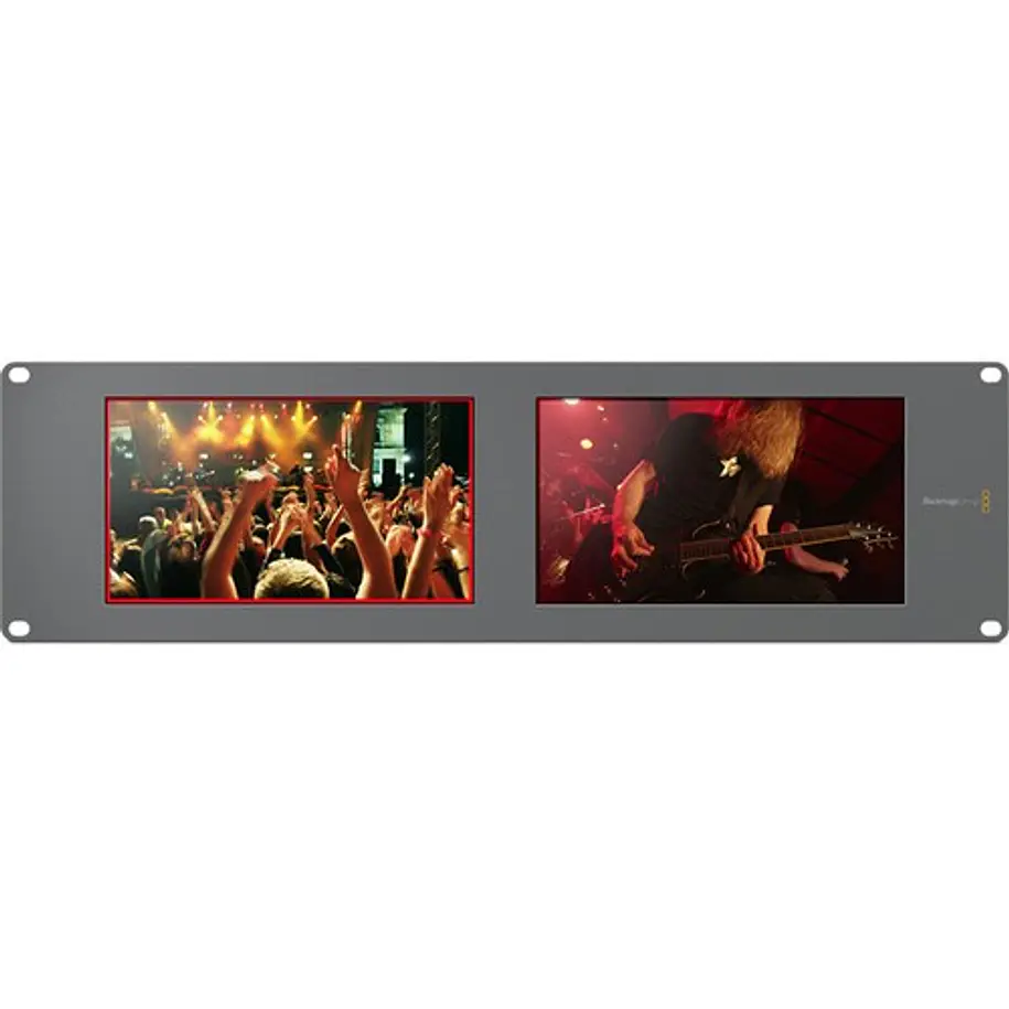Blackmagic  Smartscope Duo 4k G2 - Sistema Rackeable Dual Para Supervision De Señales De Video 4