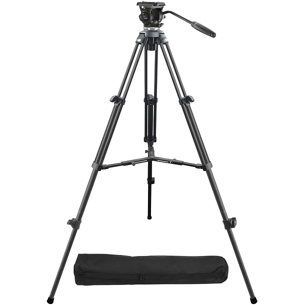 E-Image EC610R – Trípode Profesional Ultraliviano de Fibra de Carbono con Cabezal Fluido 65 mm 7