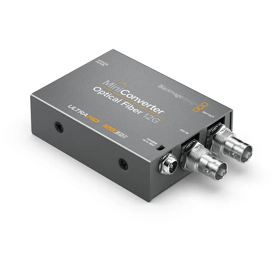 Blackmagic  Mini Conversor De Sdi A Fibra Optica 12g 3