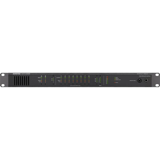Shure Interfaz De Audio De Ocho Canales Para Trabajar En Red 1