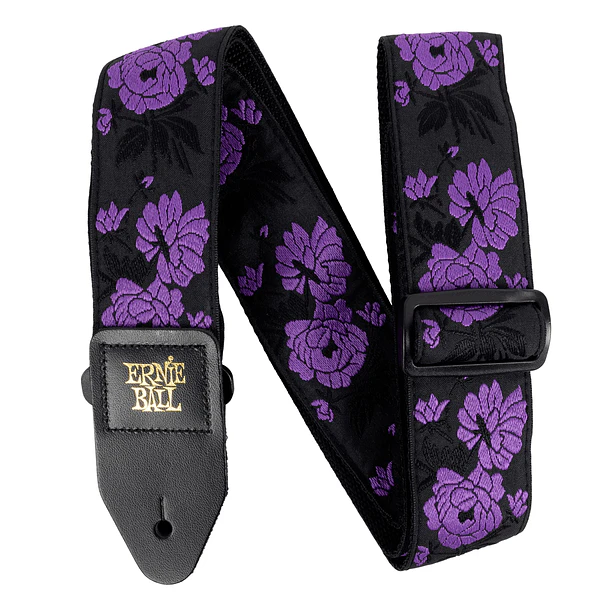Ernie Ball P05359 Correa Guitarra Classic Jacquard Lavender Rose Ernie Ball 1