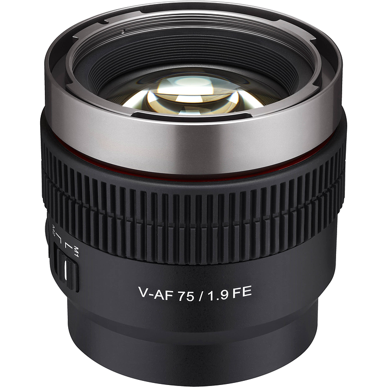 Samyang Cine V-AF 75mm T1.9 Lente Autofoco Full-Frame Para Sony E 1
