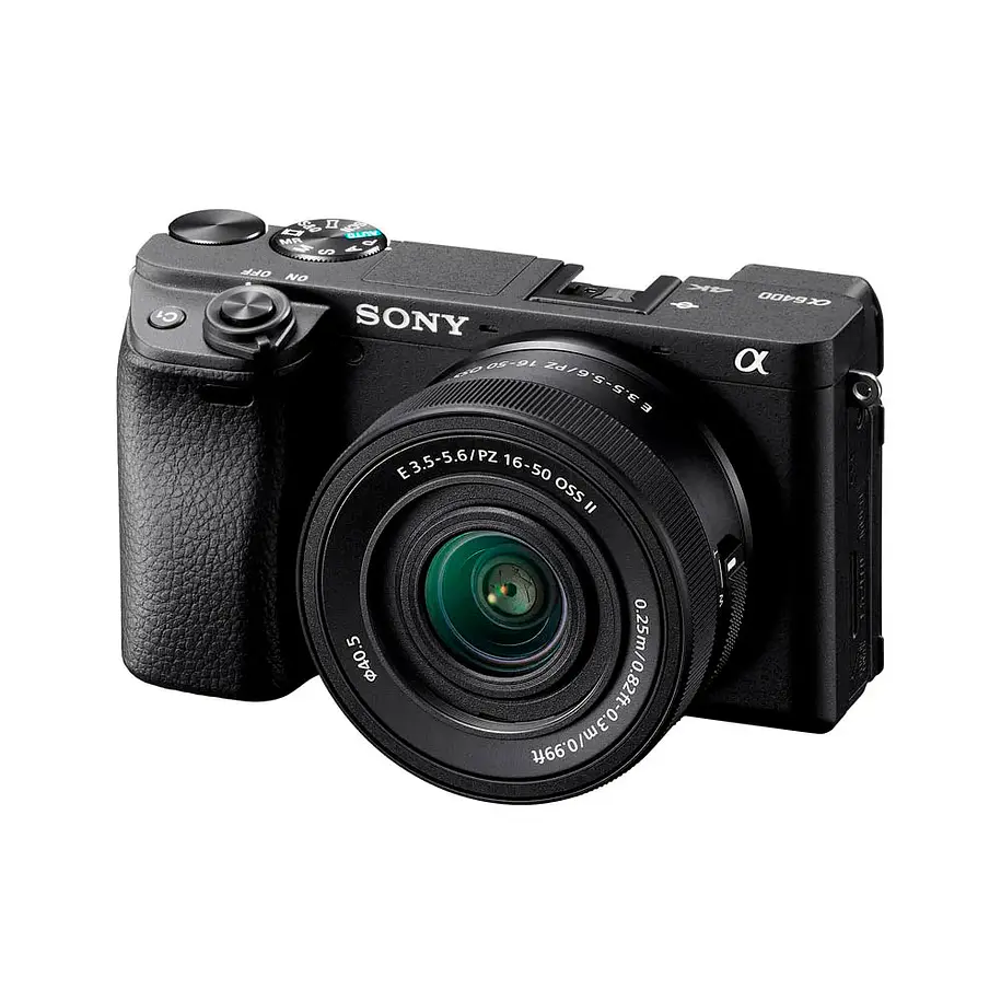 Sony Cámara Digital Mirrorless APS-C ILCE-6400K Cuerpo A6400 + Lente 16-50mm f3.5-5.6 SELP16502 7