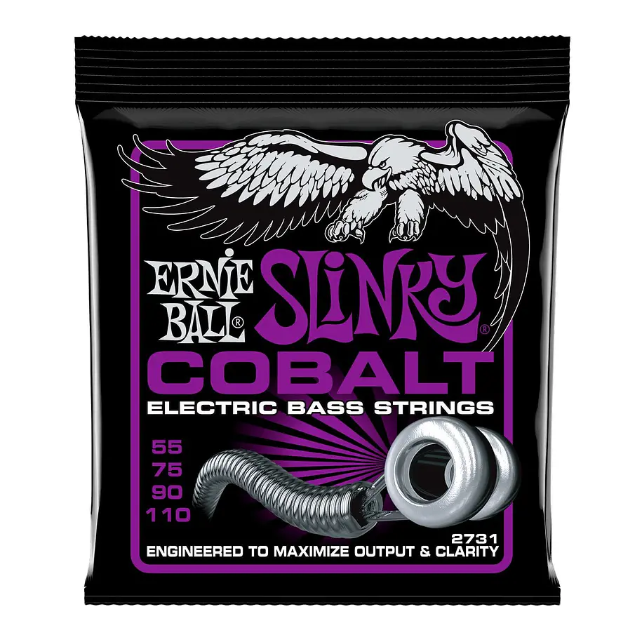 Ernie Ball P02731 Cuerdas Bajo Electrico Power Slinky Cobalt 55-110 Ernie Ball 1