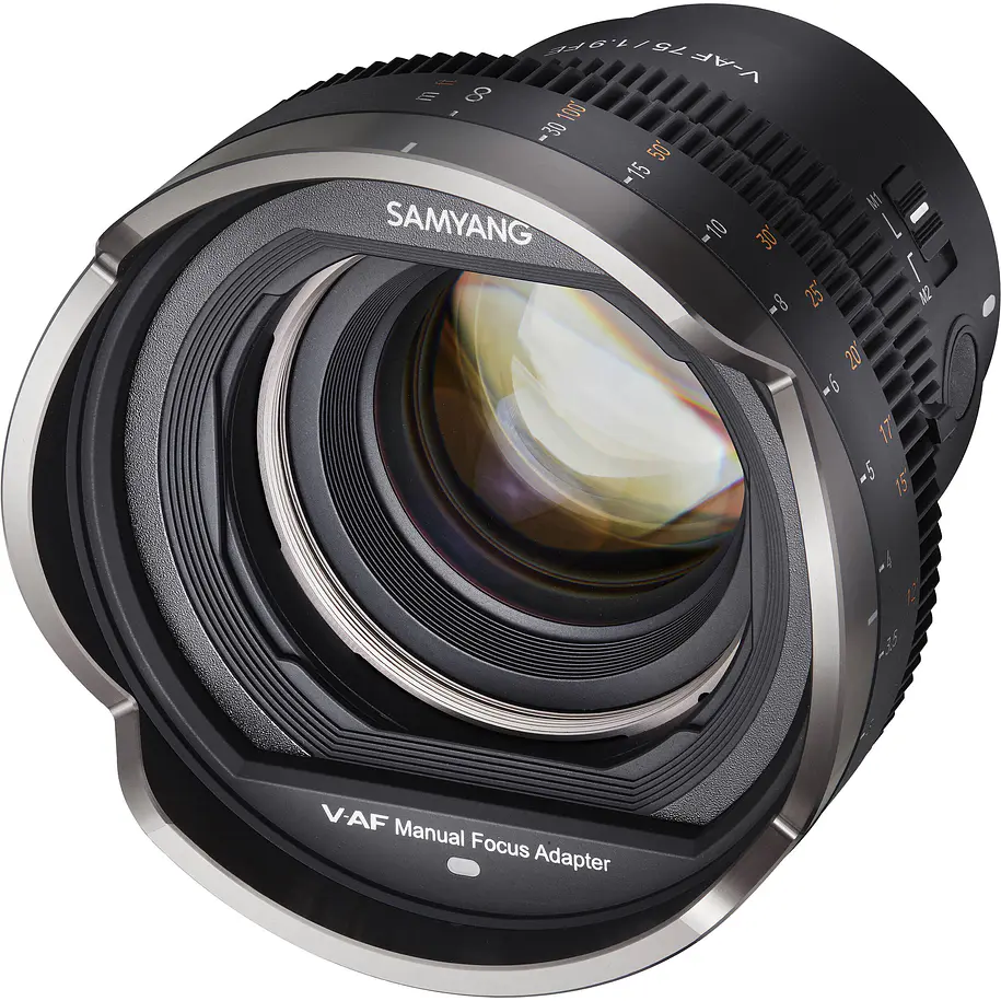 Samyang Cine V-AF Adaptador Para Enfoque Manual Para Lentes Serie V-AF 6